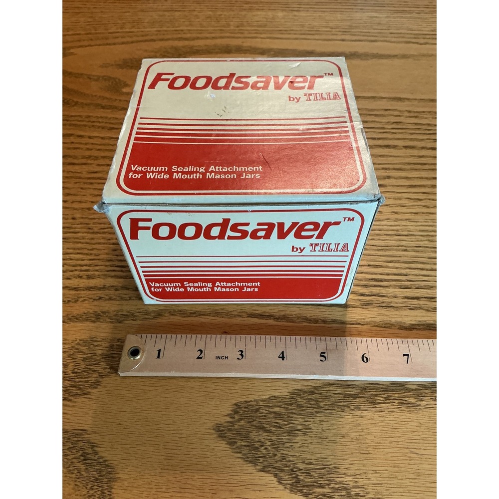 Vintage Foodsaver by Tilia Wide Mouth Mason Jar Vacuum Sealer Attachment Hose